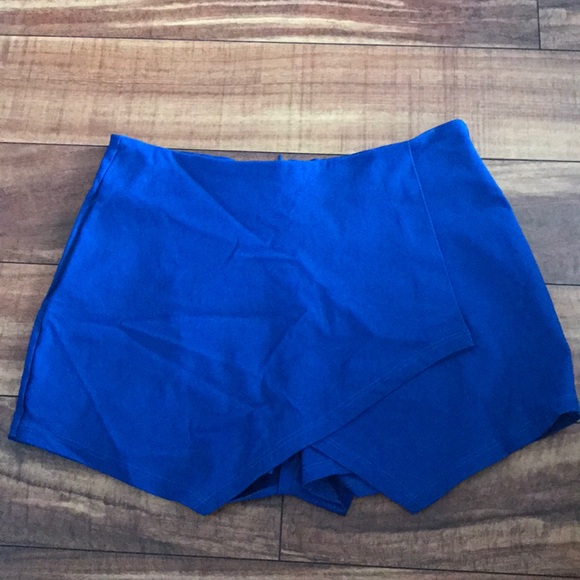 Solemio Dresses & Skirts - Solemio Blue asymmetrical skirt